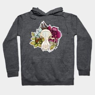 Cat Skull Tattoo Design Hoodie